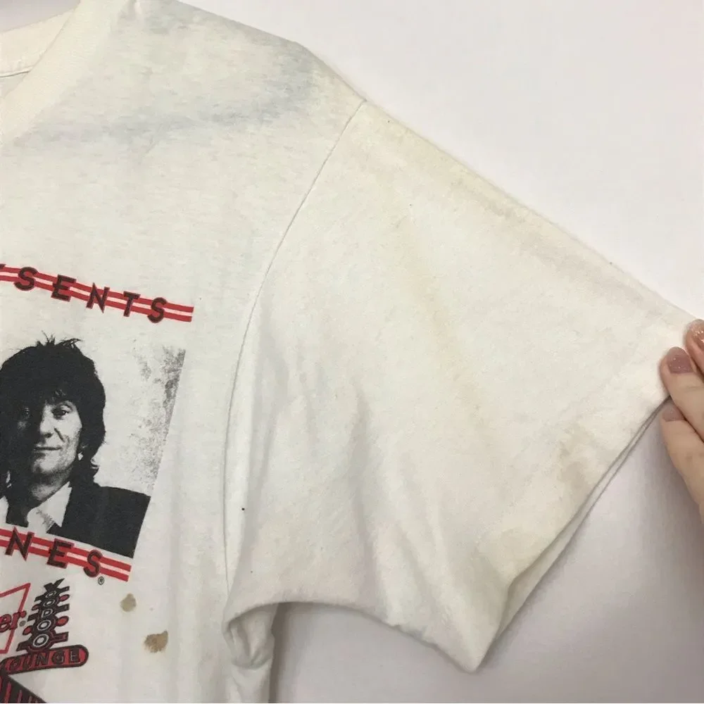 Original Vintage The Rolling Stones Budweiser Presents Tshirt Mens Sz XL